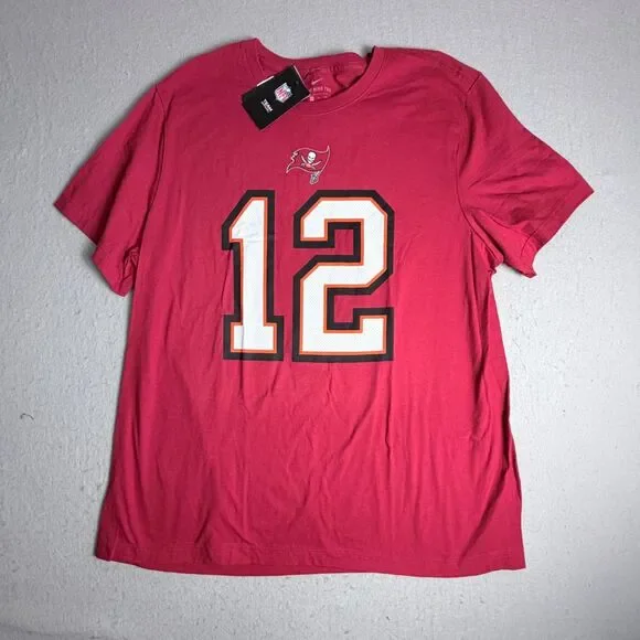 NWT Tom Brady Tampa Bay Buccaneers Nike T Shirt 2XL Football NFL Retired NEW - Picture 2 of 3
